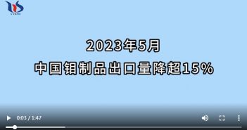 2023年5月中國(guó)鉬製品出口情況圖片