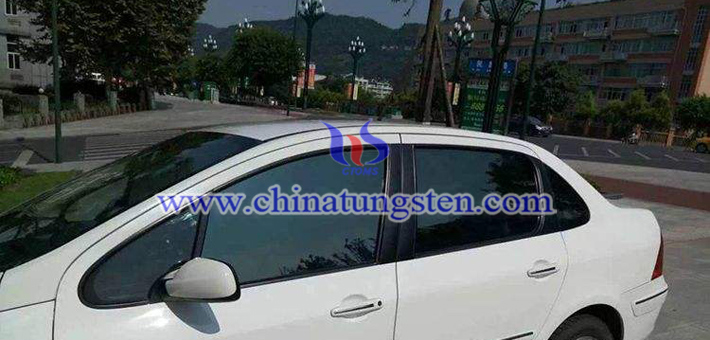 nanometer yellow tungsten oxide applied for heat insulating window glass picture