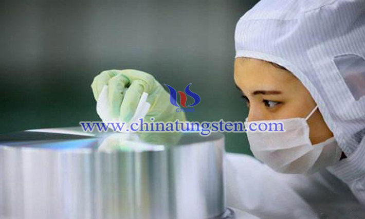 high purity tungsten target picture