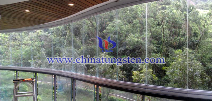 Cs doped tungsten oxide applied for window heat insulation film picture