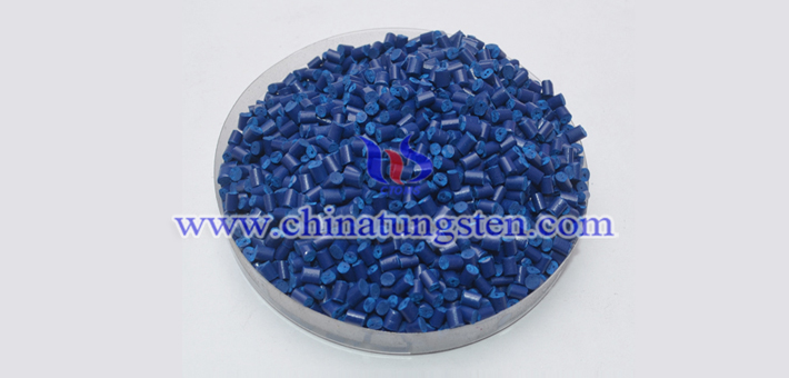 Cs doped tungsten oxide nanopowder applied for nano-ceramic color master picture