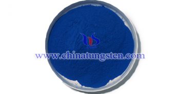 cesium tungsten oxide particles applied for nano-ceramic color master image