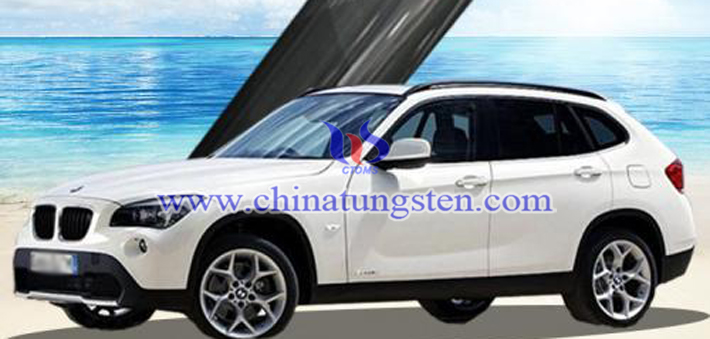 nano Cs0.33WO3 applied for heat insulating window glass picture