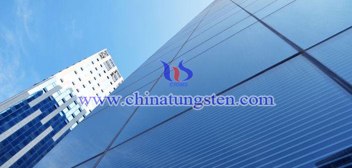 nano Cs0.33WO3 applied for thermal insulating glass picture