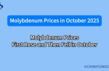What will the molybdenum price be in october 2025