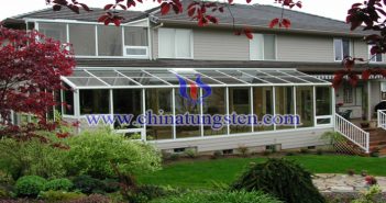 太陽(yáng)の部屋の斷熱ガラスコーティング畫像に適用されたナノ三酸化タングステン