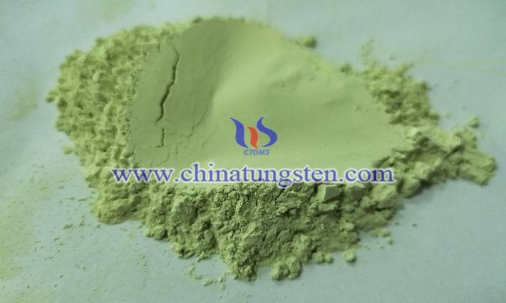 新しいリチウム電池のアノード材料:黃色の酸化タングステンの寫真