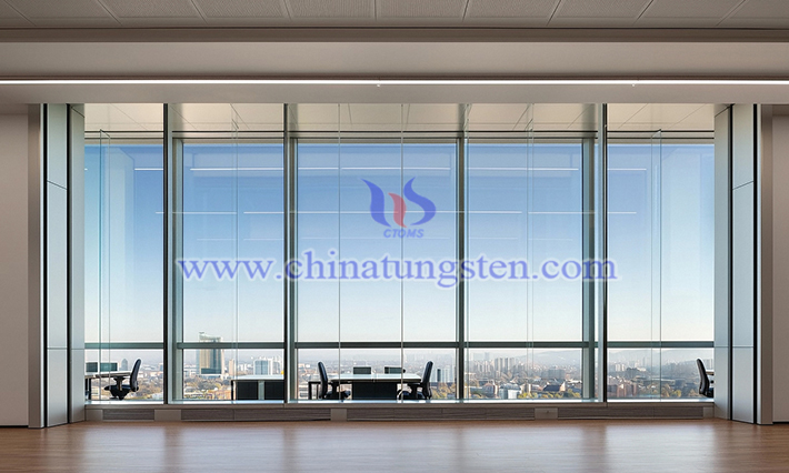 建築斷熱ガラス用紫色酸化タングステン