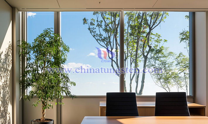 建物ガラスの省エネコーティング用ナノバイオレットタングステン