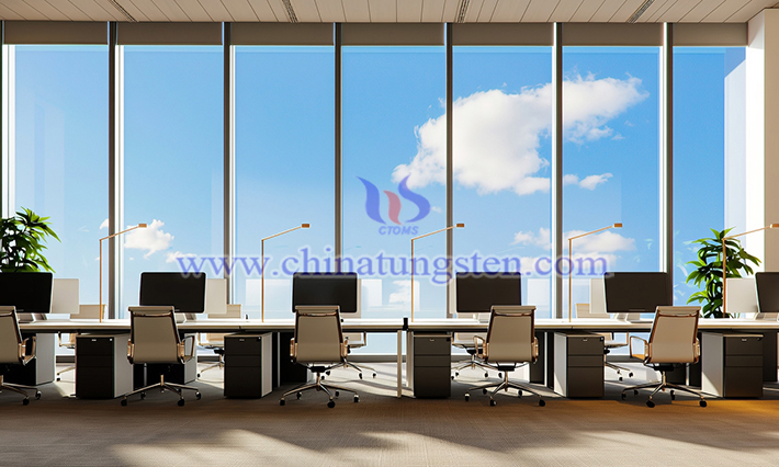 ガラスカーテンウォール斷熱コーティング用三酸化タングステンナノ粒子