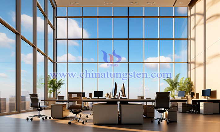 透明斷熱ガラス用三酸化タングステンナノ粒子