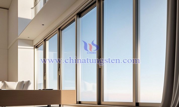 高性能省エネガラス用紫色タングステン酸化物ナノ粒子