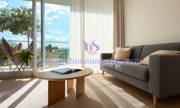 斷熱ガラスコーティング用WO3ナノ粒子