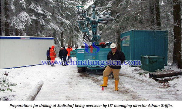 Sadisdorf錫鋰礦鉆井準備圖片
