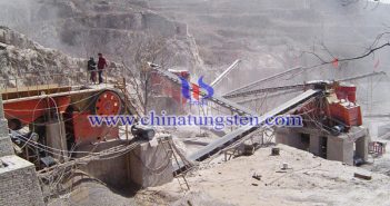 鎢礦開采圖片