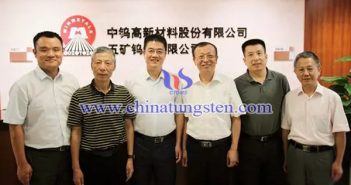 中國鎢協(xié)丁學全會長到中鎢高新調研指導工作