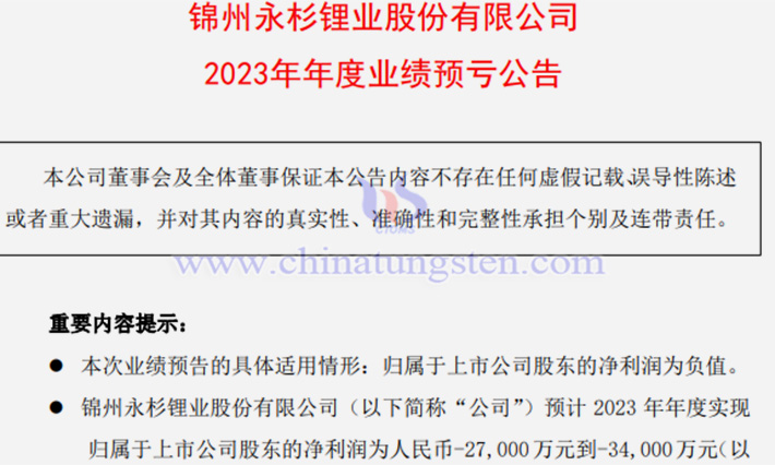 吉翔股份2023年業(yè)績預計公告