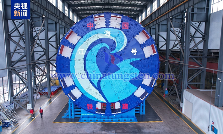 國產(chǎn)超大直徑盾構(gòu)機(jī)產(chǎn)業(yè)化取得新突破，圖源：央視新聞